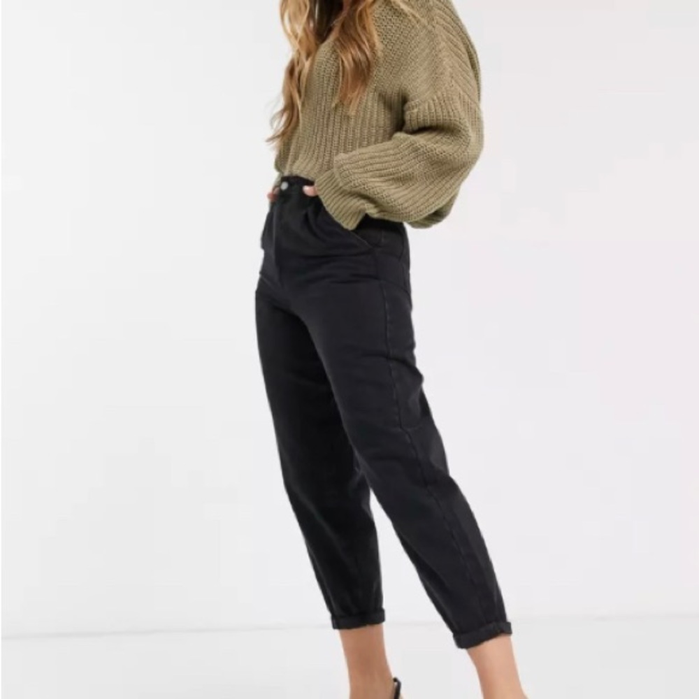 Stradivarius black jeans sz EU 40